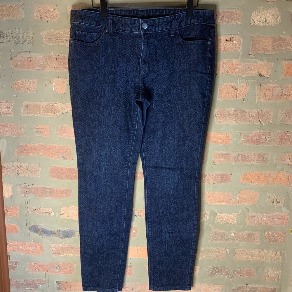 cache > snake print jeans